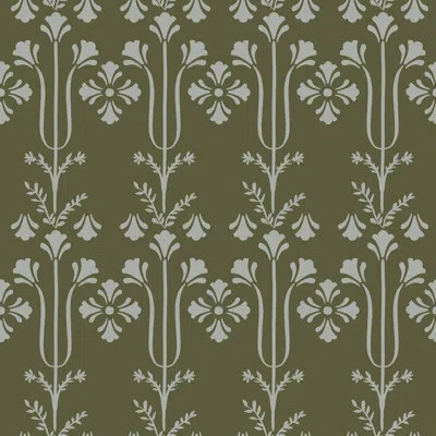 York Wallcoverings Magnolia Home Volume 4 Wallpaper In Moss