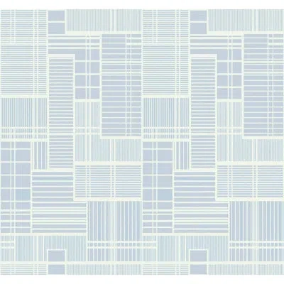 York Wallcoverings Remodel 27' L X 27" W Wallpaper Roll In Blue