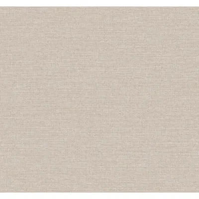 York Wallcoverings Terrene Faux Linen Wallpaper In Brown