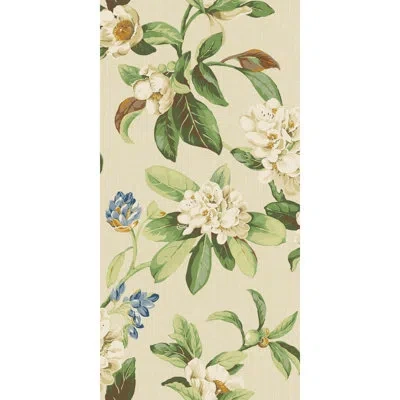 York Wallcoverings Waverly Live Artfully 18.86' L X 18" W Peel And Stick Wallpaper Roll In Green