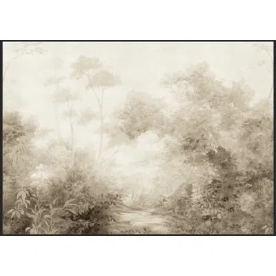 York Wallcoverings Woodlands Sepia Wall Mural In Beige
