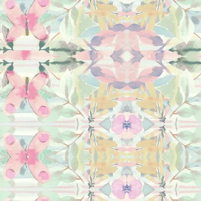 York Wallcoverings Young At Heart 33' L X 20.5" W  Wallpaper Roll In Multi