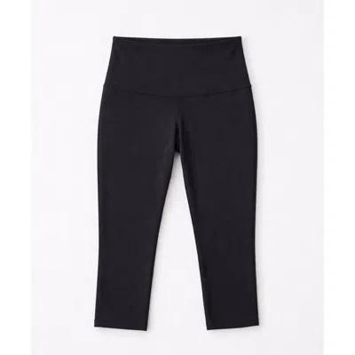 Yorstruly Women's Black Capri Leggings - Charcoal