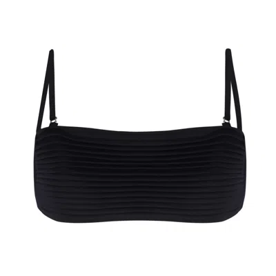 Yorstruly Women's Black Tria Bikini Top