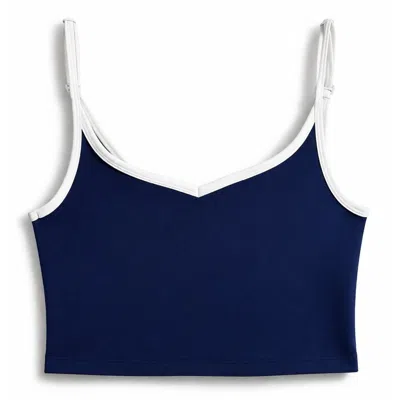 Yorstruly Women's Blue Grace Long Bra - Sweet Navy