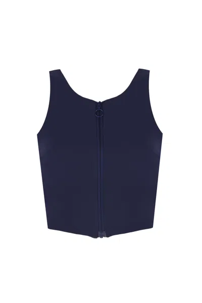 Yorstruly Women's Blue Halter Bra - Indigo