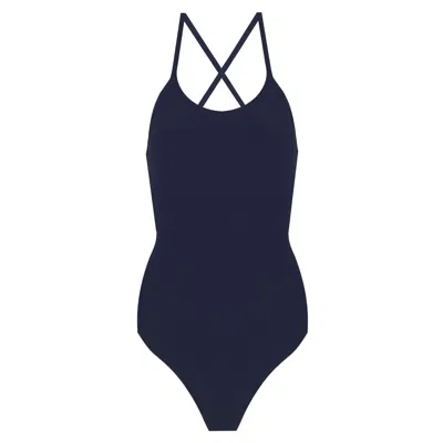 Yorstruly Women's Blue Racer Swimsuit - Indigo