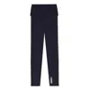 Yorstruly Women's Blue Stream Leggings With Convertible