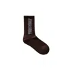 Yorstruly Women's Brown Terry Socks - Cacao In Brown