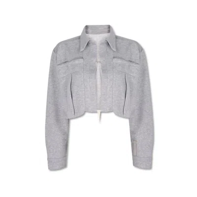 Yorstruly Women's Cropped Jacket-feather Grey