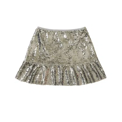 Yorstruly Women's Disco Tennis Skirt - Silver
