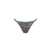 Yorstruly Women's Double Dip Bikini Bottom - Leopard