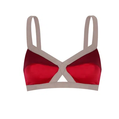 Yorstruly Women's Glitz Bralette - Tango Red