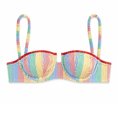 Yorstruly Women's Holiday Balkonet Bralette - Rainbow In Multi
