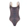 Yorstruly Women's Luz Swimsuit - Leopard Print - Swimsuit With Double Lining Inside In White
