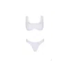 Yorstruly Women's Orly Bikini Bottom - Colour Optic White - Bikini Bottom With High Coverage & Ribbed Fabric In White