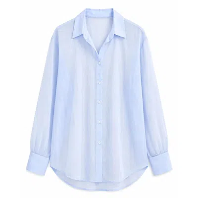 Yorstruly Women's Overshirt - Blue Striped