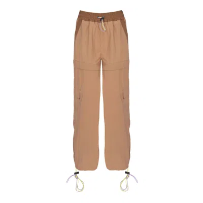 Yorstruly Women's Parachute Zip Off Pants - Latte Brown