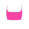 Yorstruly Women's Pink / Purple Skinny Bra - Mexicana Pink In Pink/purple