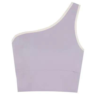 Yorstruly Women's Pink / Purple Ss Crop Top - Lilac In Pink/purple
