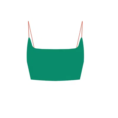 Yorstruly Women's Skinny Bra - Flashy Green