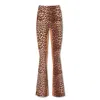 Yorstruly Women's Spaniard Flare Pants - Leopard Print