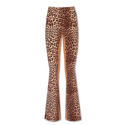 Yorstruly Women's Spaniard Flare Pants - Leopard Print In Brown