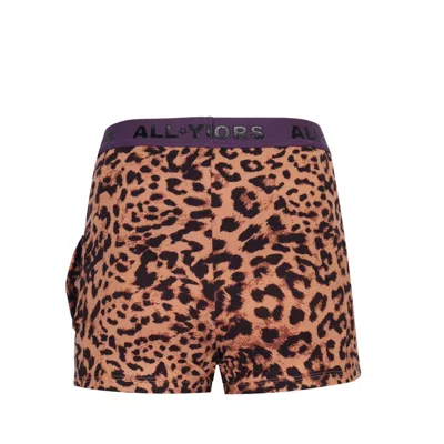 Yorstruly Women's Spin Tennis Short - Leopard In Black