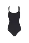 Yorstruly Women's Xoxo Swimsuit - Black - Onepiece Swimsuit With Ribbed Fabric In Black