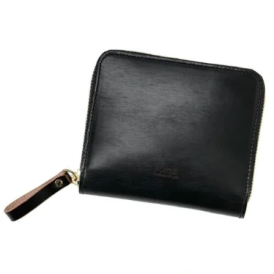 Pre-owned Yoshida & Co. Porter Film Wallet Leather Black Japan Fashion 187-01348 From Japan F/s