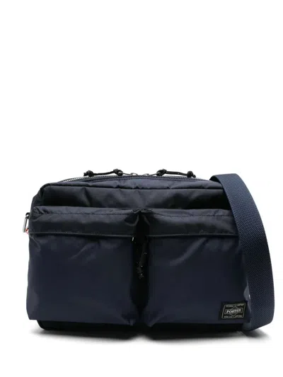 Yoshida Porter Force Shoulder Bag (s) In Blue
