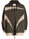 Yoshiokubo Kapuzenjacke Mit Pfeilen In Brown