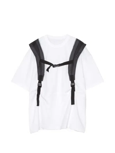 Yoshiokubo Buckle-strap T-shirt In Multi
