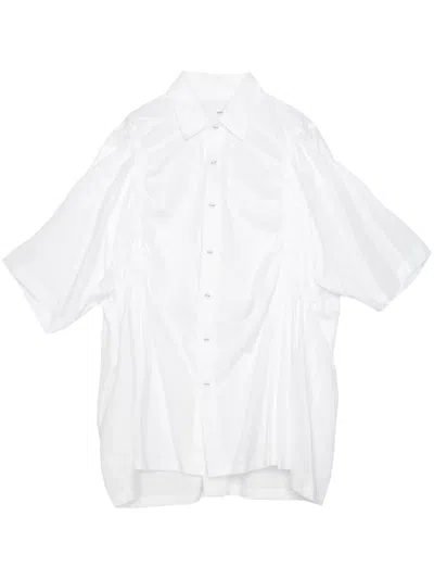 Yoshiokubo Crash Side Shirt In White