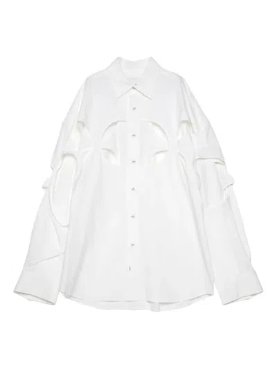 Yoshiokubo Hemd Mit Cut-outs In White
