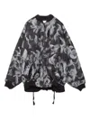Yoshiokubo Bomberjacke Mit Feder-print In Black