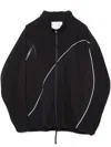 Yoshiokubo Flash Line Track Jacket In Black