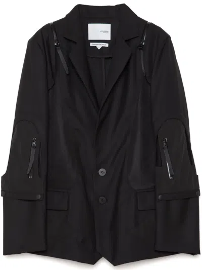 Yoshiokubo Full Armer Blazer In Black