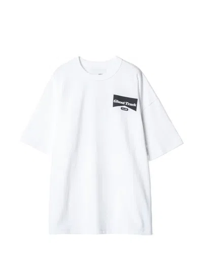 Yoshiokubo 그래픽 프린트 티셔츠 In White