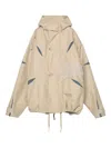 Yoshiokubo Kapuzenjacke Mit Einsätzen In Brown