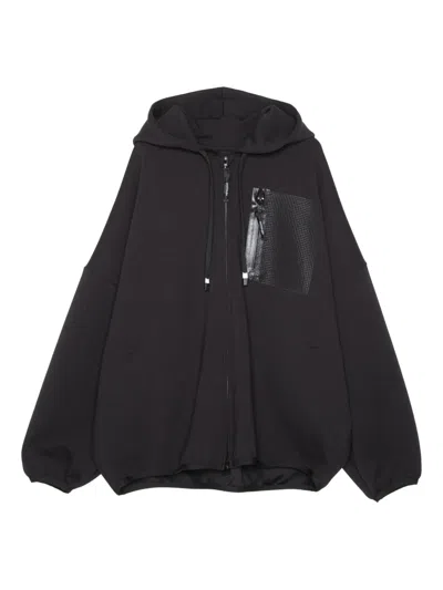Yoshiokubo Sweatshirt Mit Reissverschluss In Black