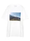 Yoshiokubo Landscape-print T-shirt In White