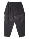 Yoshiokubo Hose Im Layering-look In Black