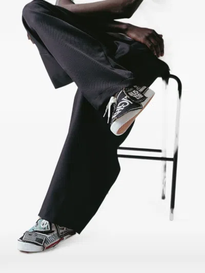 Yoshiokubo Multi-patch Sneakers In Black