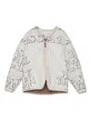 Yoshiokubo Quilted Zip-up Jacket In Neutral