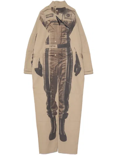 Yoshiokubo Racer Jumpsuit In Neutrals