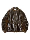 Yoshiokubo Jacke Mit Gerafften Ärmeln In Brown