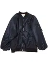 Yoshiokubo Satin-finish Jacket In Black