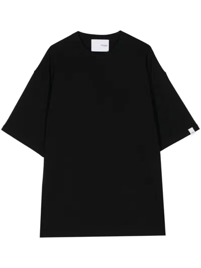 Yoshiokubo Shark Cotton T-shirt In Black