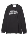 Yoshiokubo Slogan-print T-shirt In Black